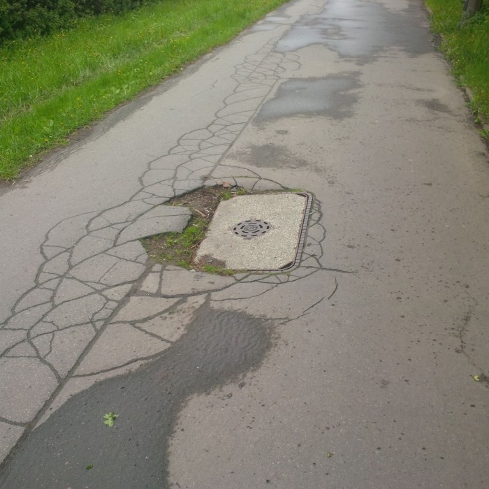 Kraków. Ciąg pieszo-rowerowy ul. Kapelanka